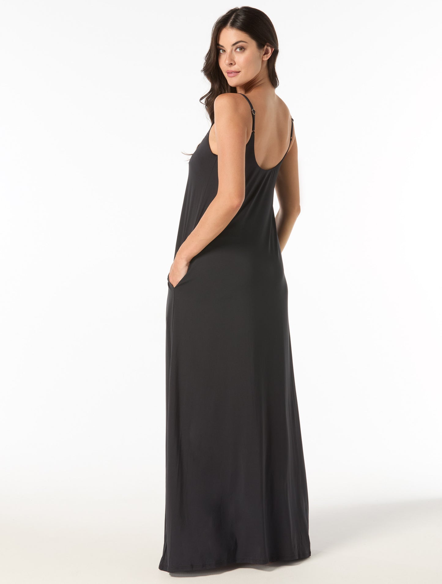 Carmen Marc Valvo A-line Maxi Dress Cover Up - Amorphic Allure