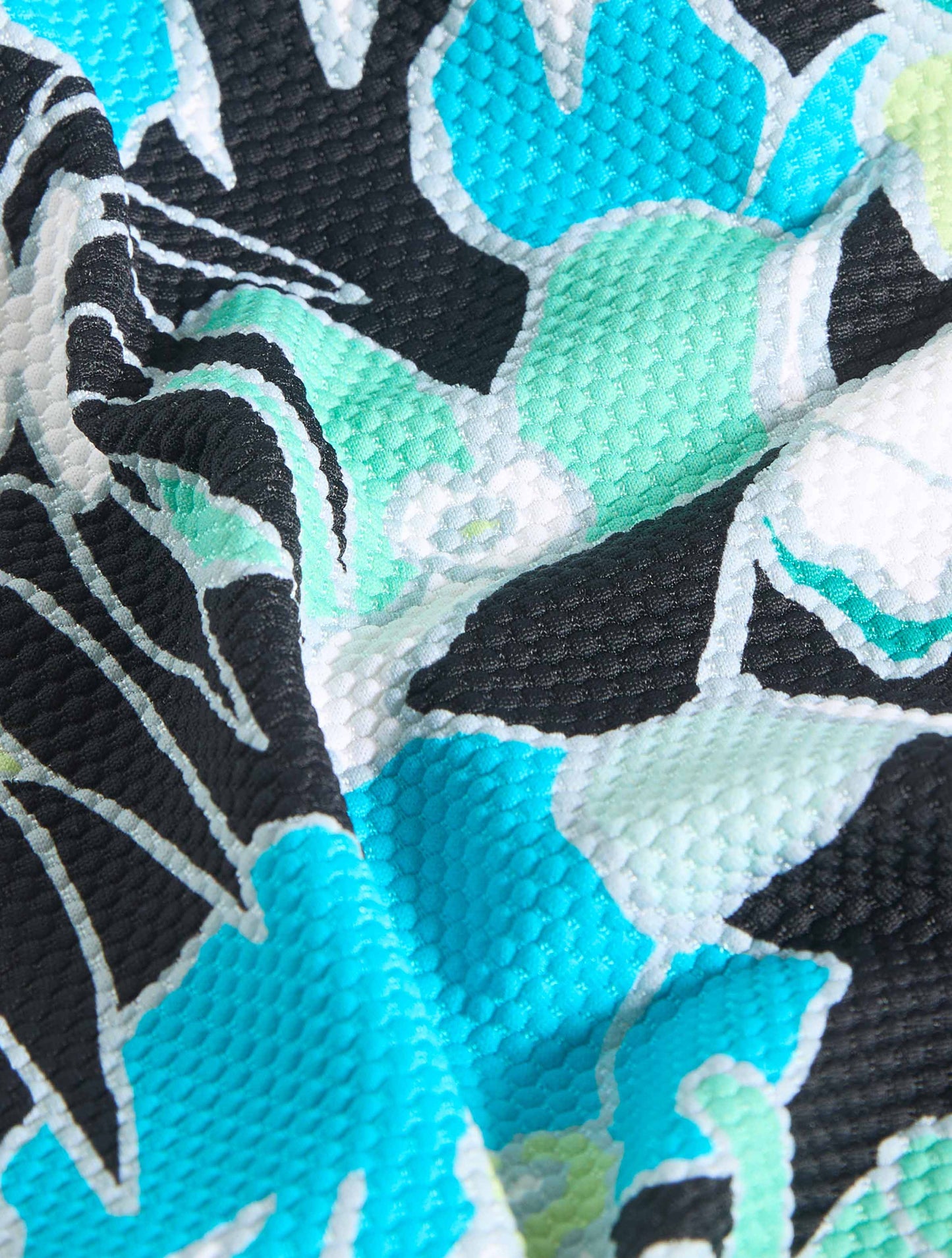 Beach House Portia Mesh Layer Tankini Top - Eclectic Bloom