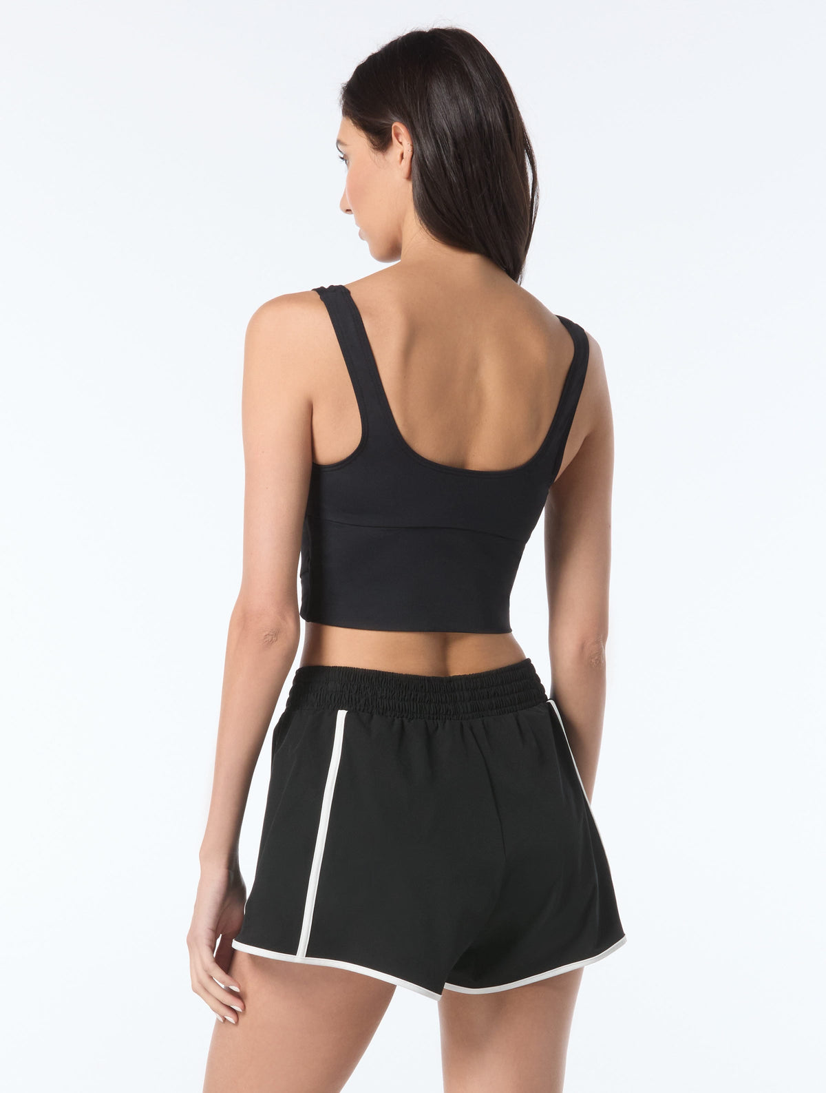 Beach House Sport Dash Swim Short - Piping - 001 BLACK
