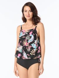 Beach House Audrey Blouson Tankini Top - Endless Summer - 001 BLACK