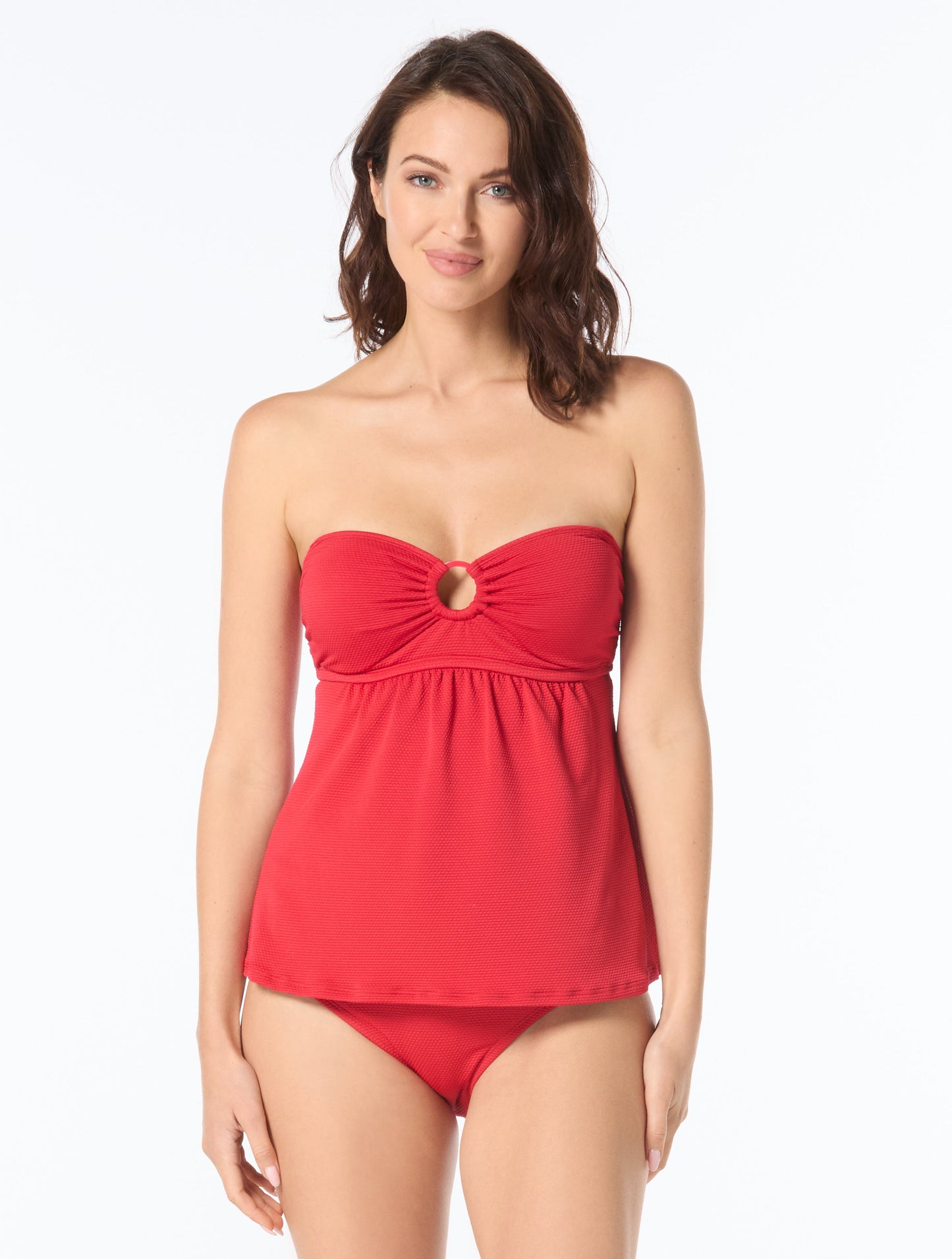 Beach House Isabella Ring Front Tankini Top - Solids