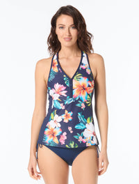 Beach House Erinna Racerback Tankini Top - Vibrant Vacay