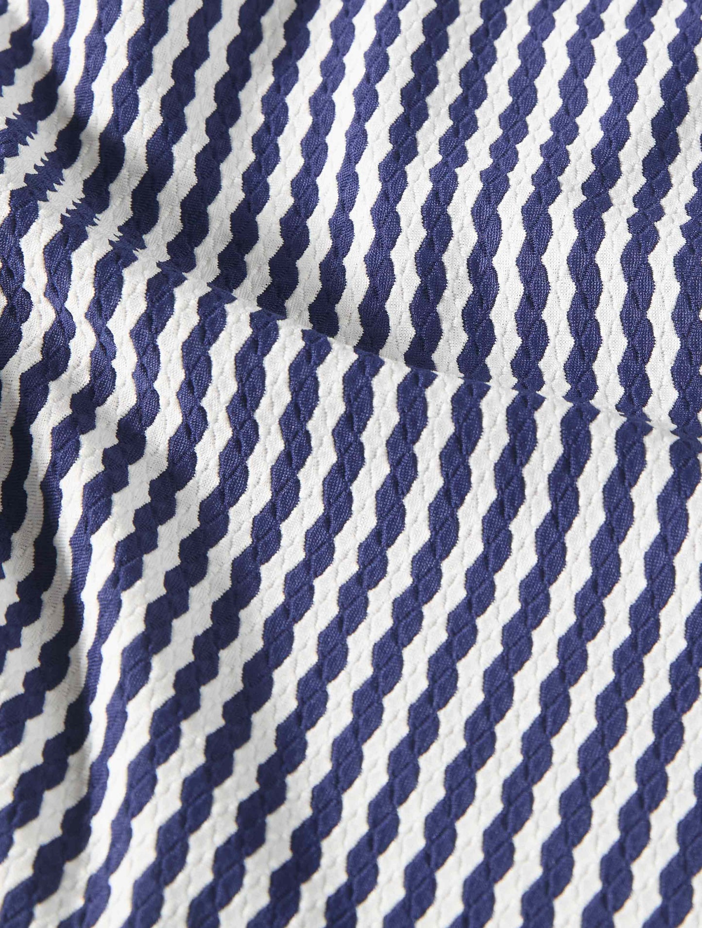 Beach House Bridget Textured Shirred Side Underwire Tankini Top - Yacht Club