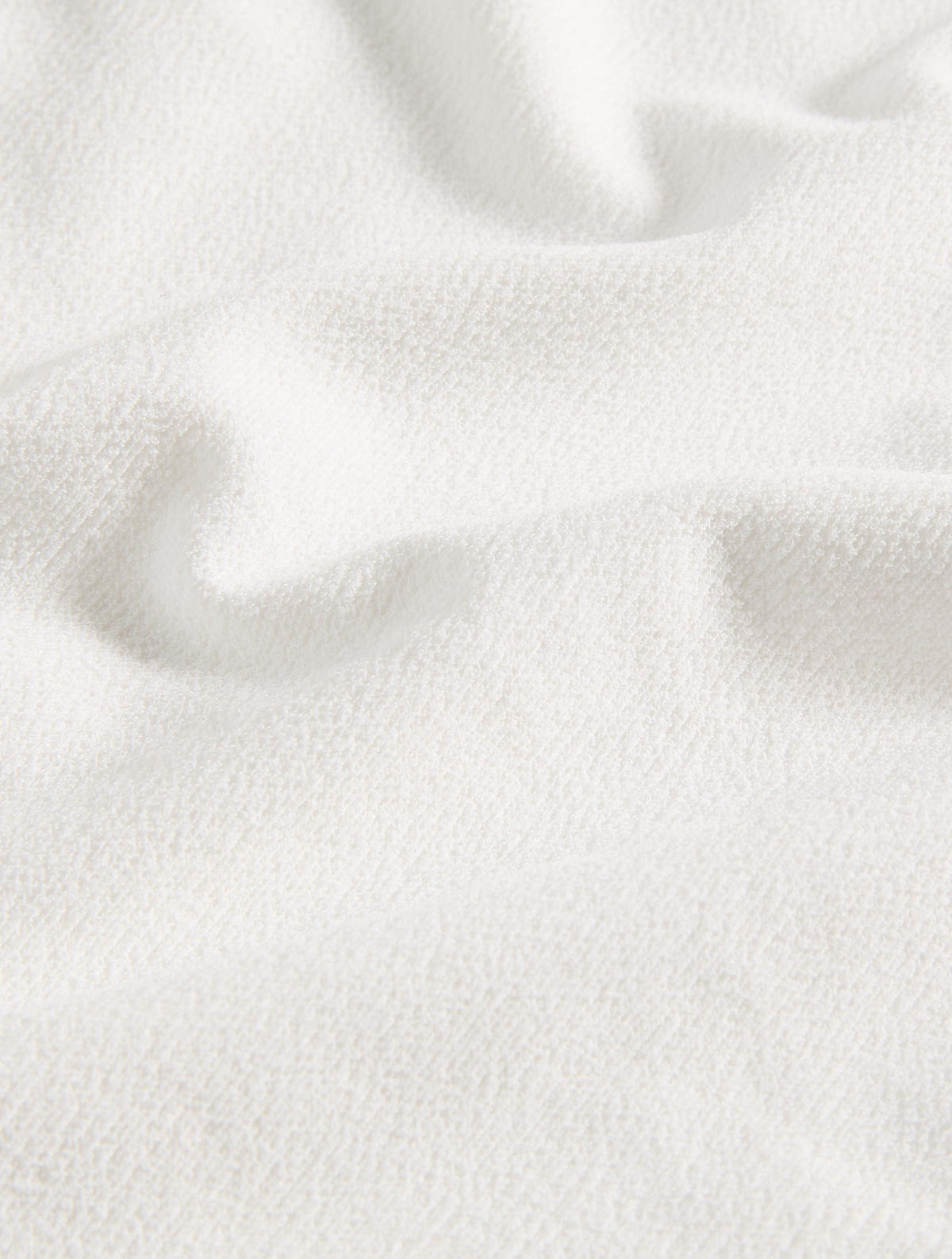 Michael Kors Belted Scoopneck One Piece Swimsuit - Crepe Solids - 100 White