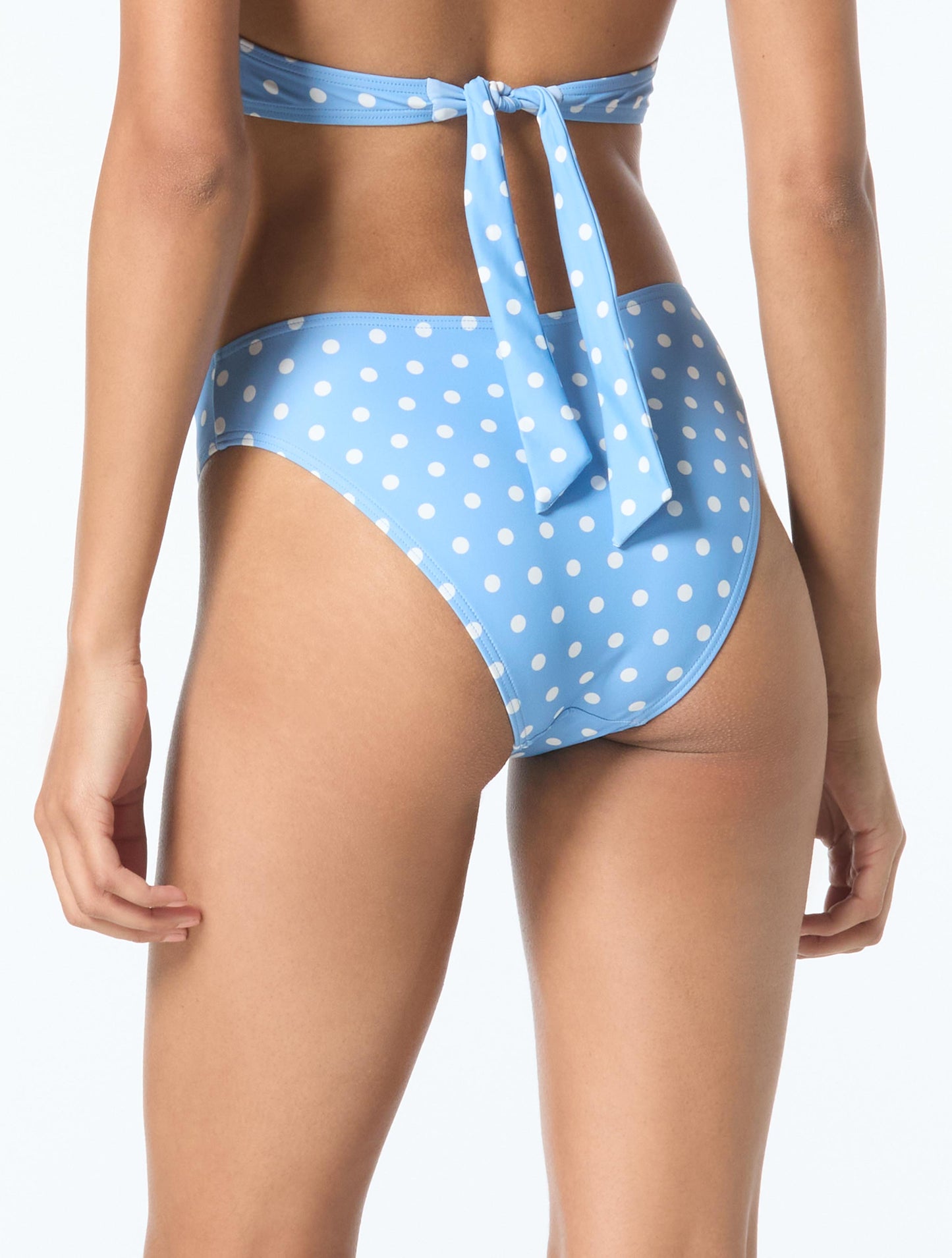 Michael Kors Classic High Leg Bikini Bottom - Classic Dot