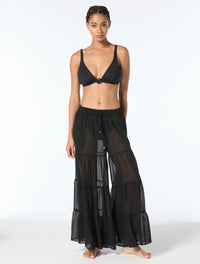 Michael Kors Logo Ring Bikini Set & Cover Up Pants Bundle -