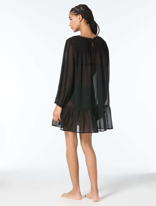Michael Kors Bandeau Lace Up One Piece & Cover Up Dress Bundle -