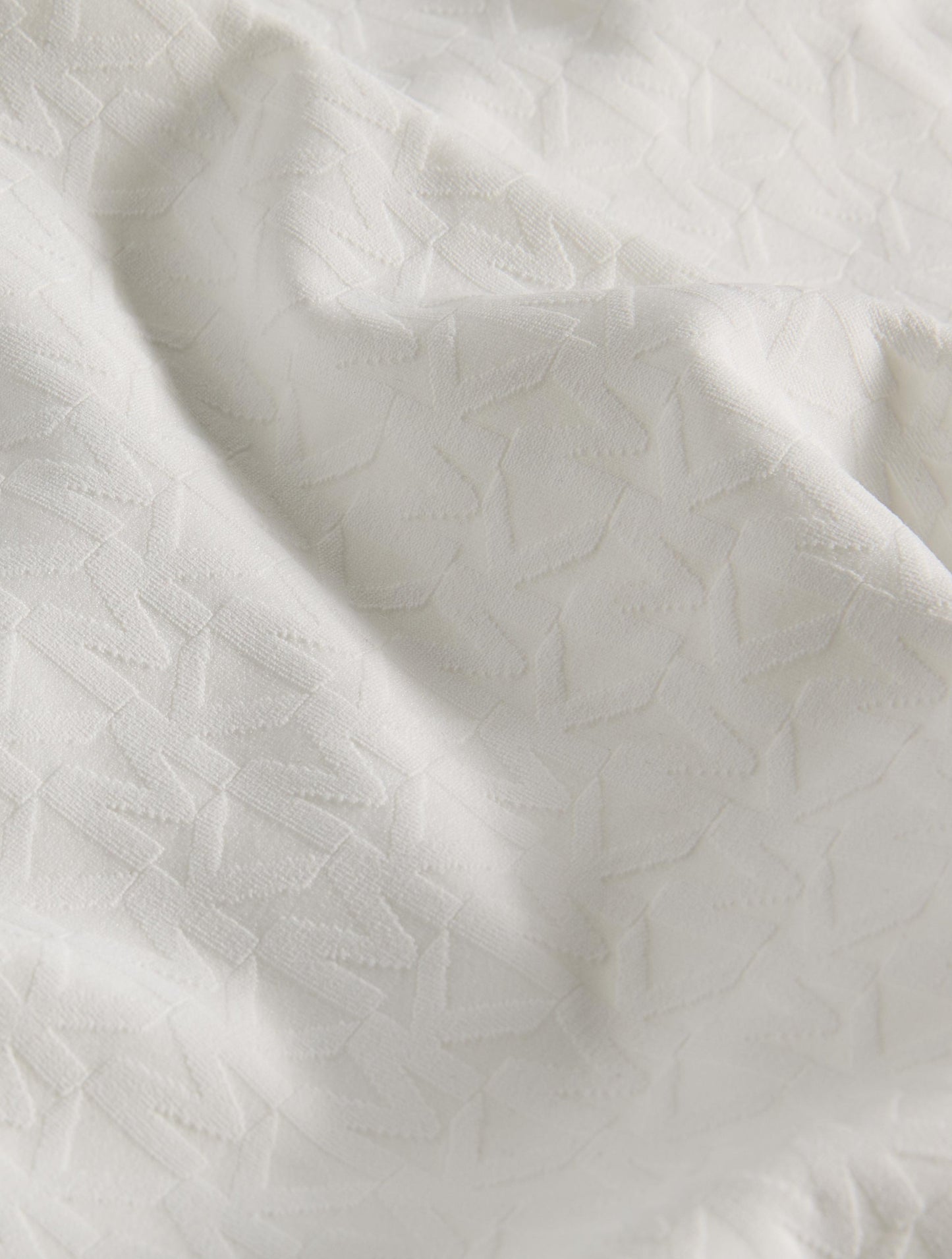 Michael Kors Textured String Side Tie Bikini Bottom - Logo Jacquard