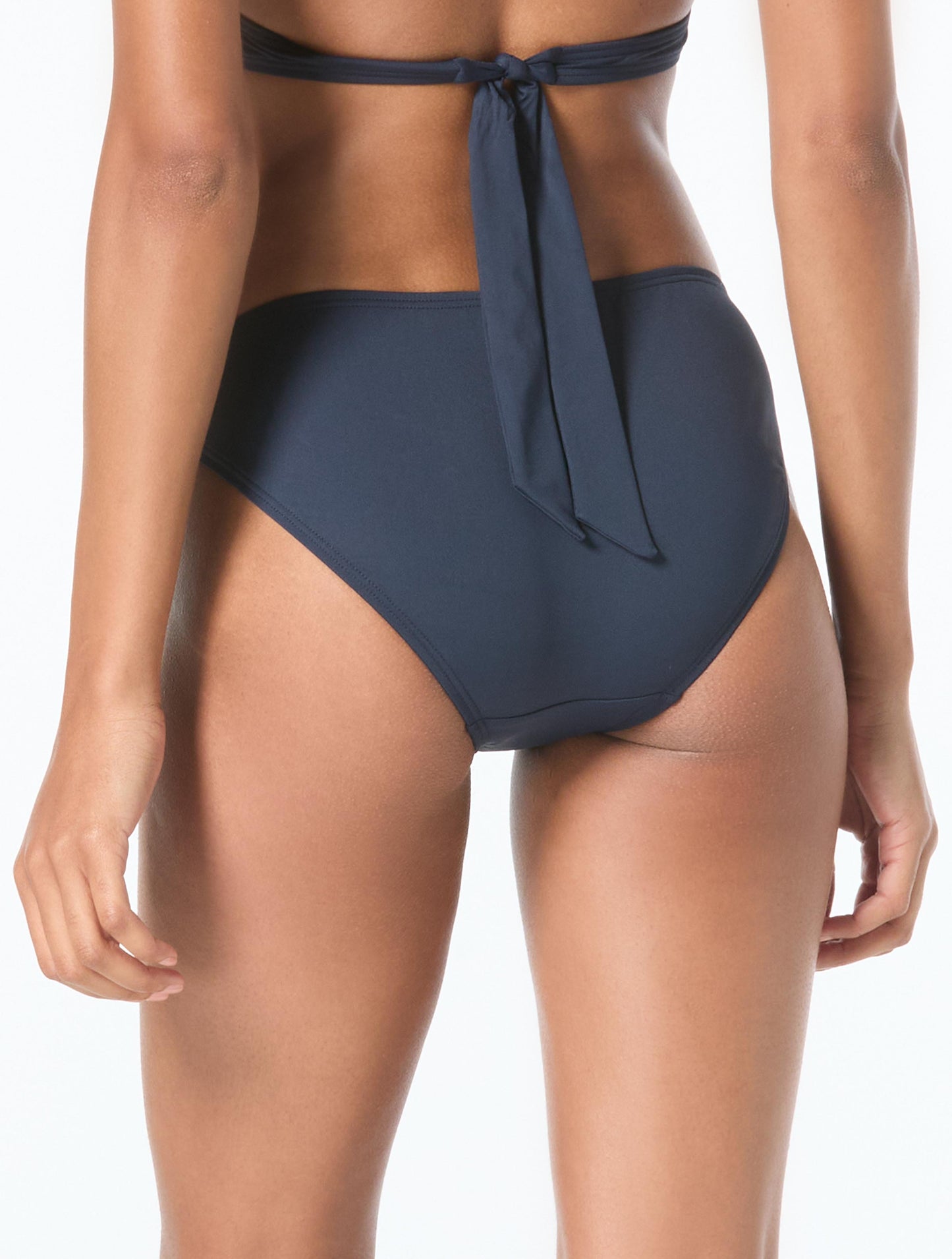 MICHAEL Michael Kors Belted Bikini Bottom - Hardware Solids