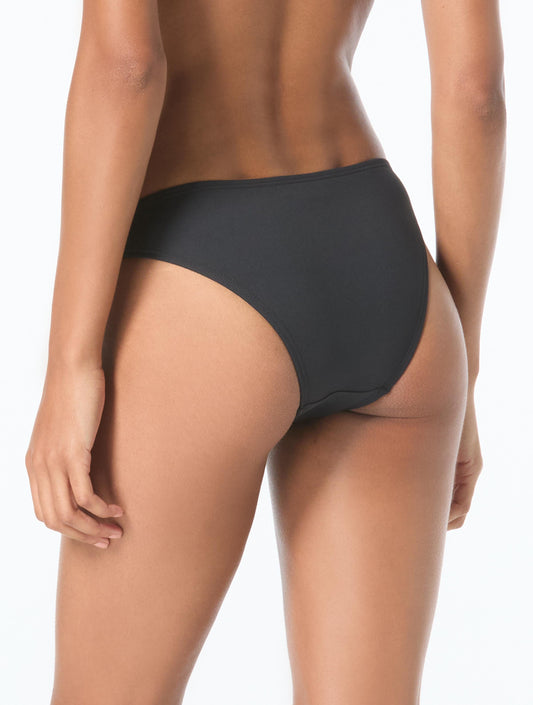 Michael Kors Classic Bikini Bottom - Classic Solids - 001 BLACK