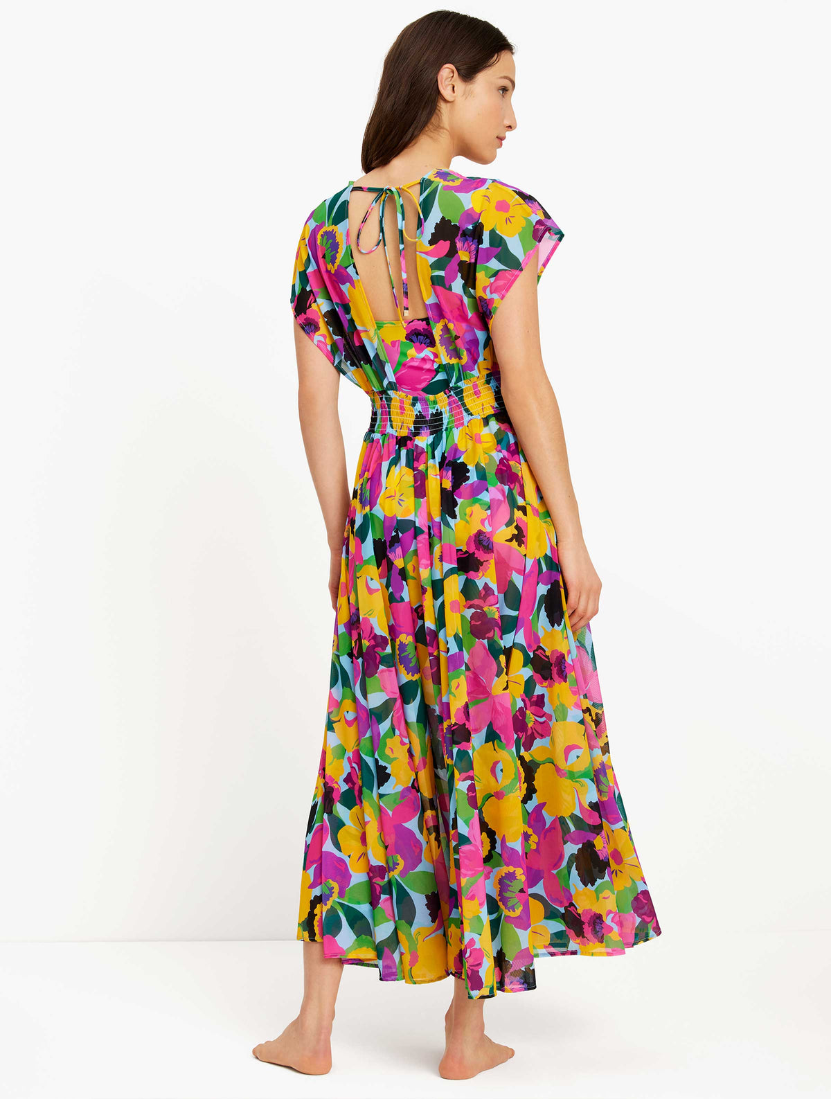 kate spade new york Maxi Cover Up Dress - Orchid Bloom - 970 Multi