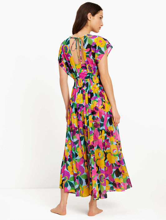 kate spade new york Maxi Cover Up Dress - Orchid Bloom - 970 Multi