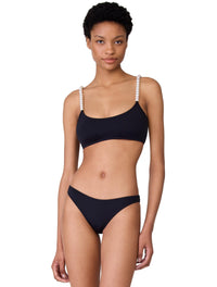 Kate Spade Pearl Strap Bikini Top - String Of Pearls - 001 BLACK