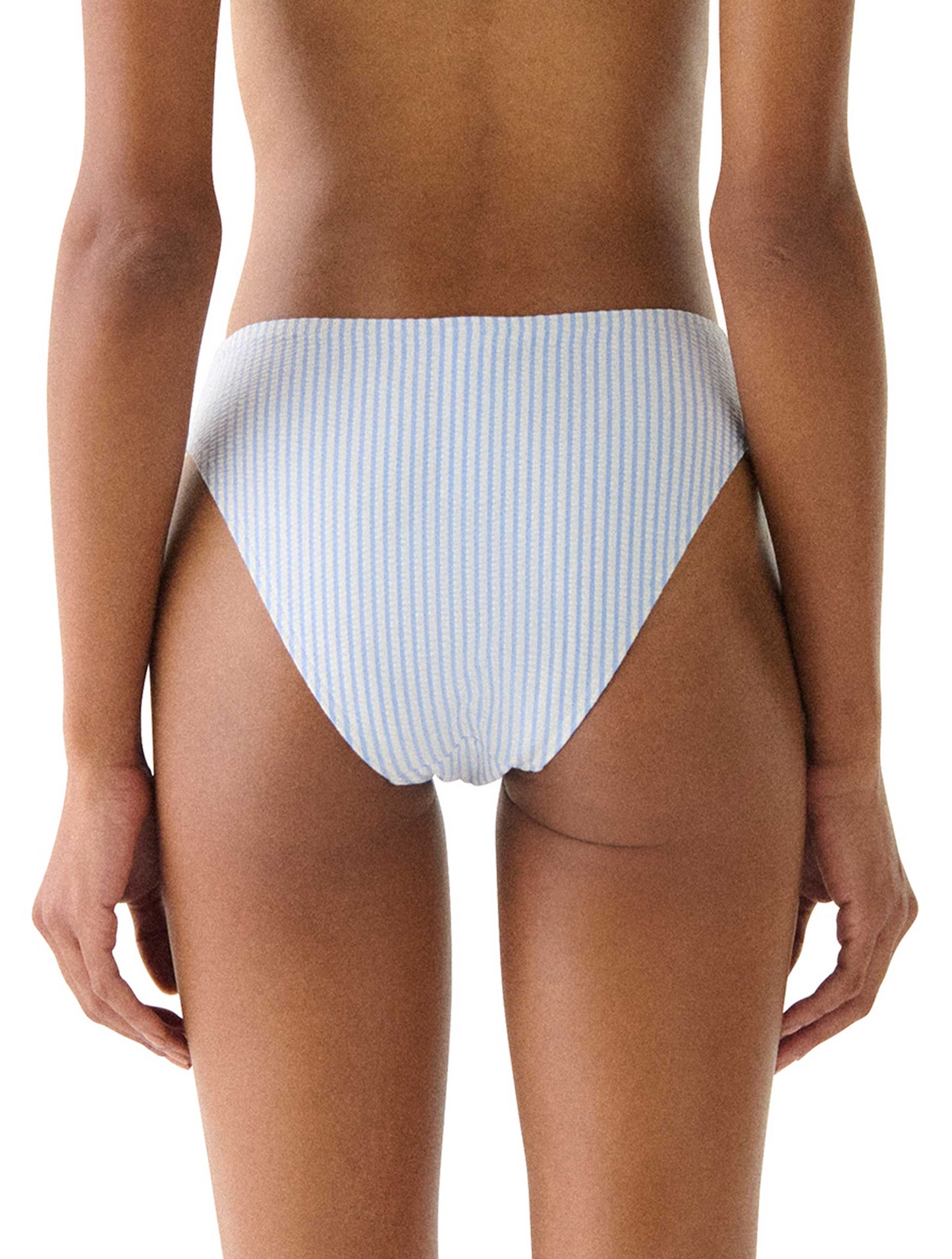 Kate Spade High Cut Bikini Bottom - Tide Stripe