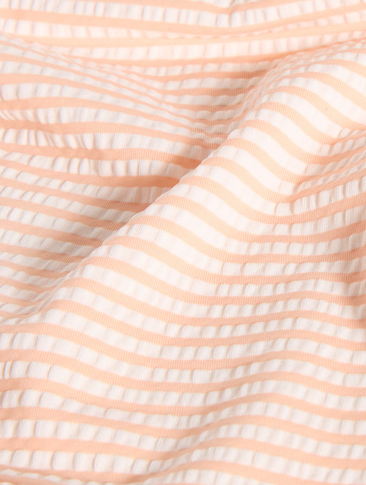 Kate Spade High Cut Bikini Bottom - Tide Stripe - 807 Light Cantaloupe