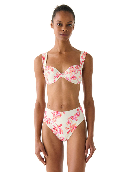 Kate Spade Floral Toile Bikini Set & Cover Up Dress Bundle -