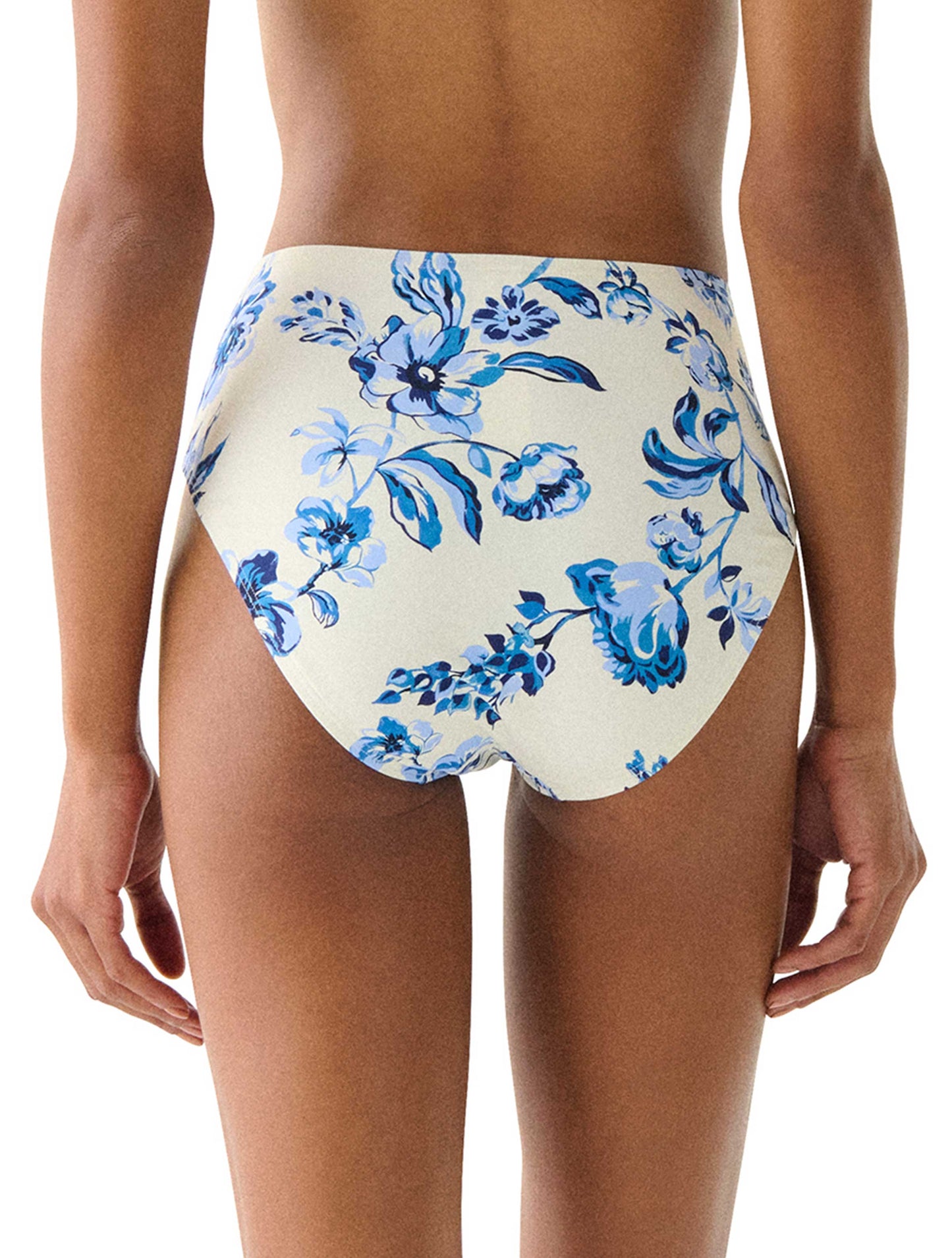 kate spade new york High Waist Bikini Bottom - Floral Toile