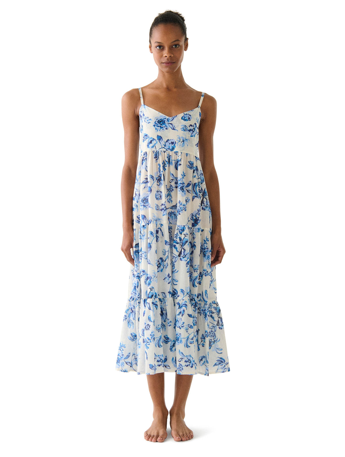 Kate Spade Floral Toile Bikini Set & Cover Up Dress Bundle -