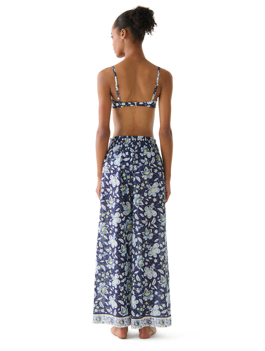 Kate Spade Pretty Paisley Bikini Set & Cover Up Pants Bundle -