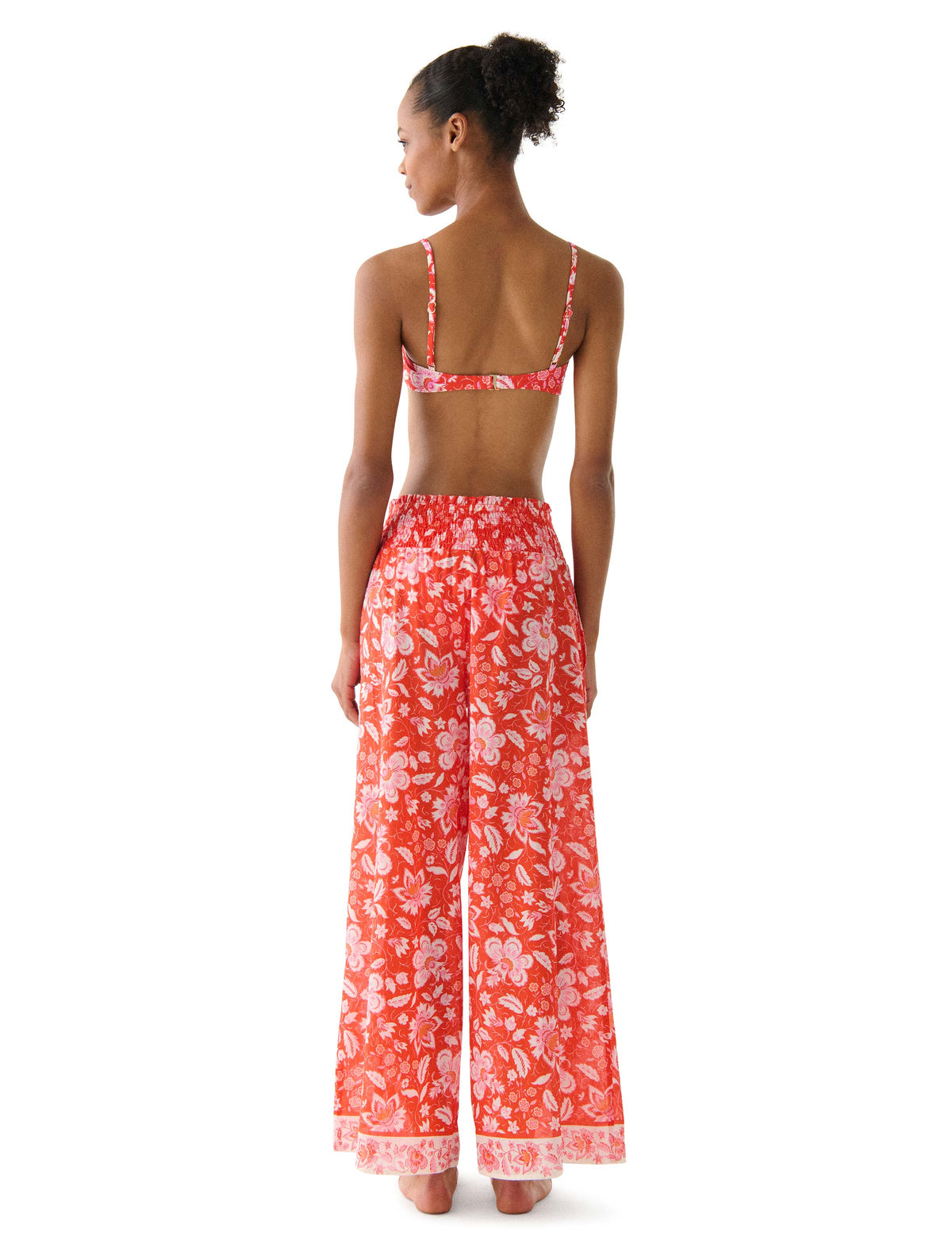 Kate Spade Pretty Paisley Bikini Set & Cover Up Pants Bundle -