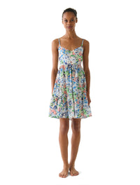 Kate Spade Coastal Town Bandeau One Piece & Bow Tie Back Cover Up Dress Bundle -