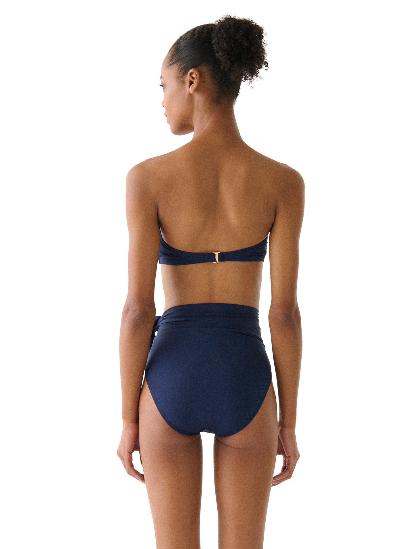 Kate Spade Bandeau Ring Front Bikini Top - Solids