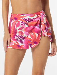 Coco Contours Halo Sarong Skirt - Del Mar Palm - 970 Multi