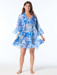 Coco Reef Ocean Bikini Set & Palm Tree Paradise Cover Up Bundle -