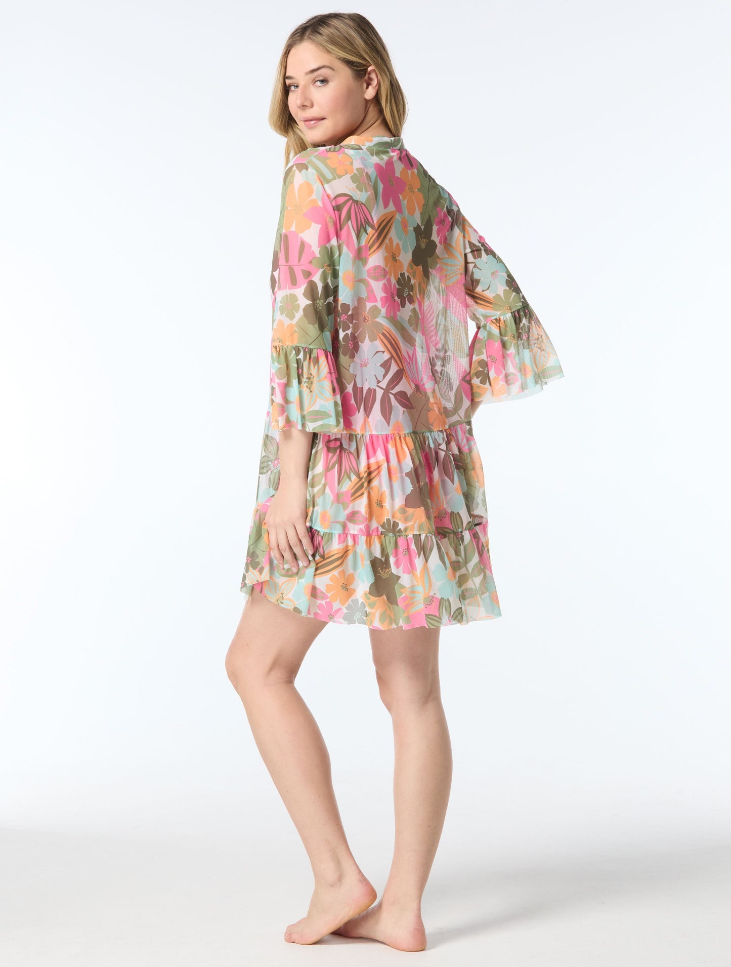 Coco Reef Enchant Cover Up Dress - Lush Blooms - 970 Multi
