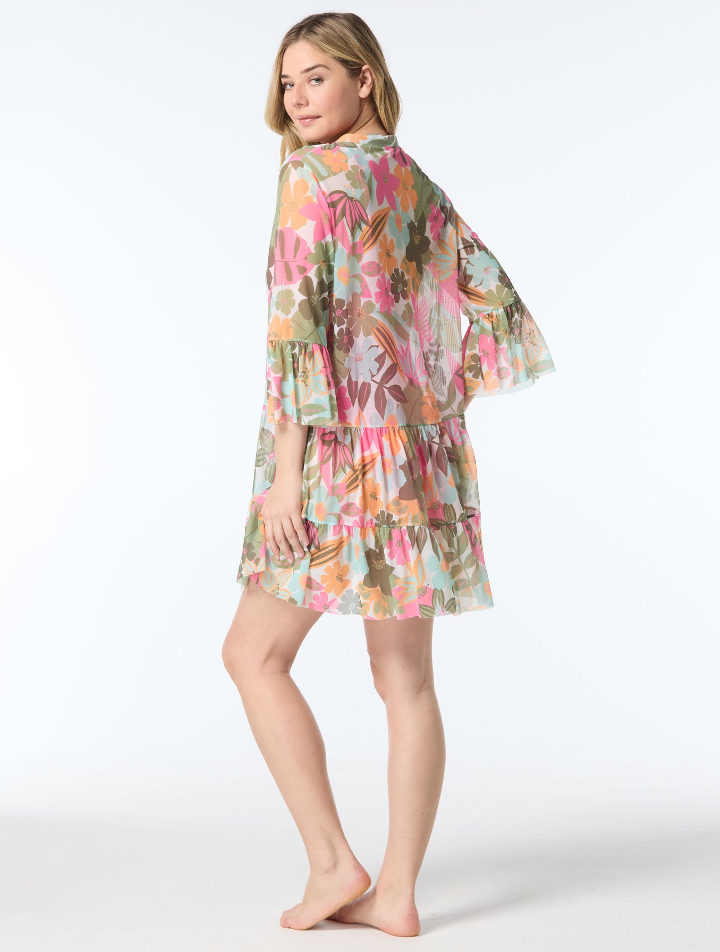 Coco Reef Plumeria Bikini Set & Cover Up Dress Bundle