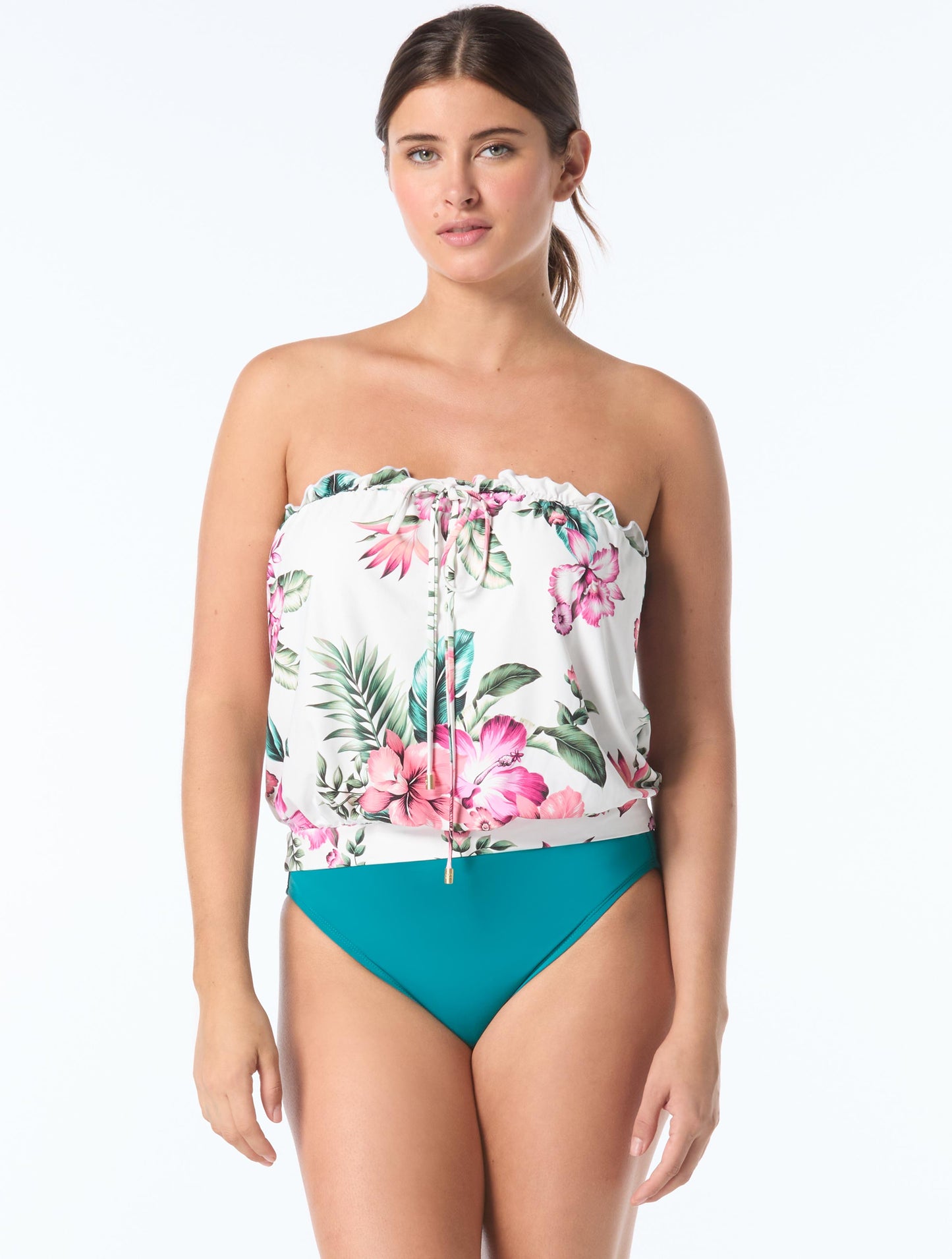 Coco Reef Infinity Bra Sized Multi-Wear Bandini Top - Spiced Tropical