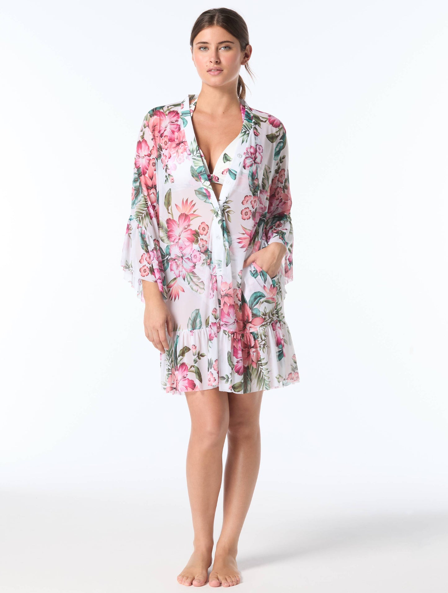 Coco Reef Lilys Cover Up Dress - Spiced Tropical