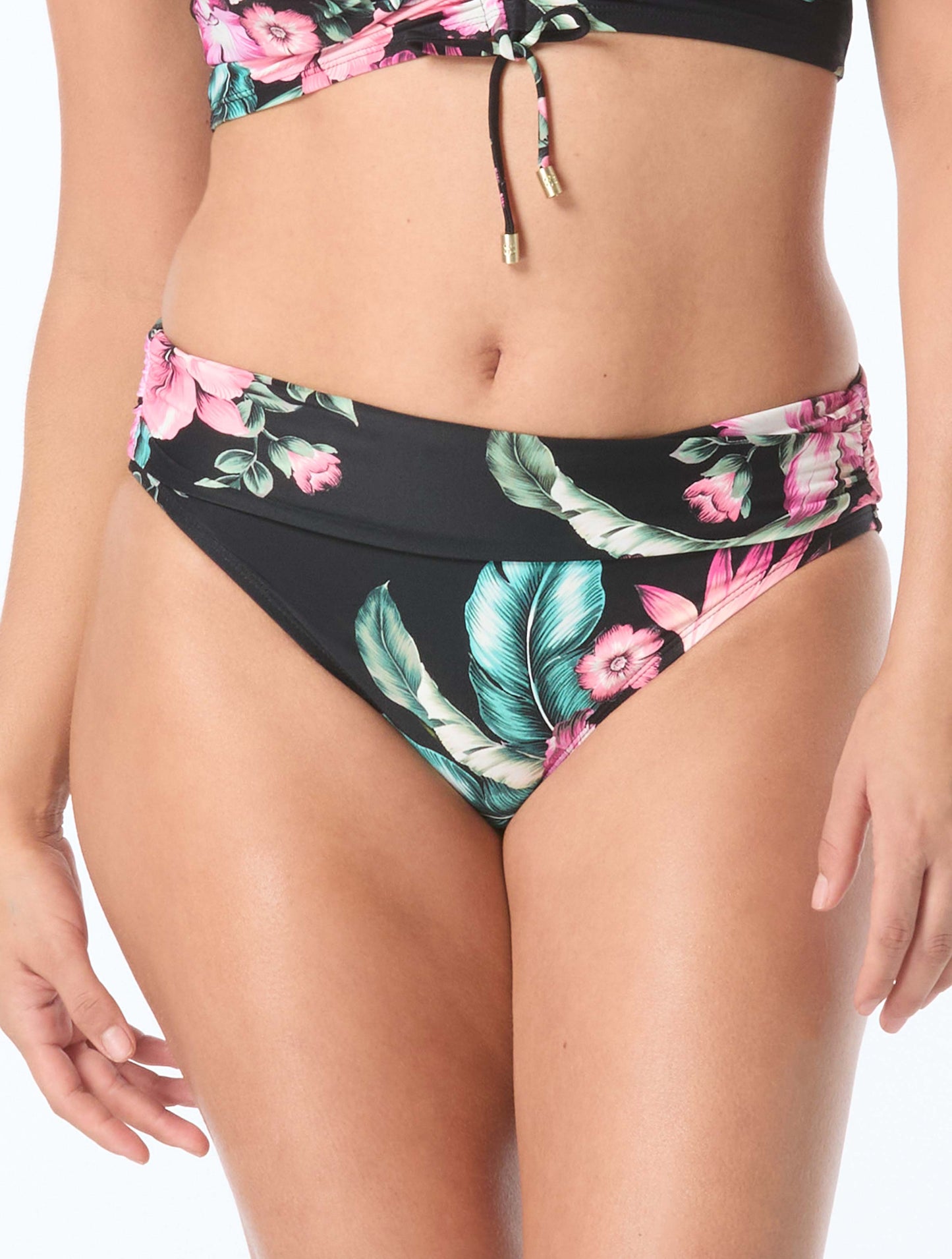 Coco Reef Impulse Rollover Bikini Bottom - Spiced Tropical