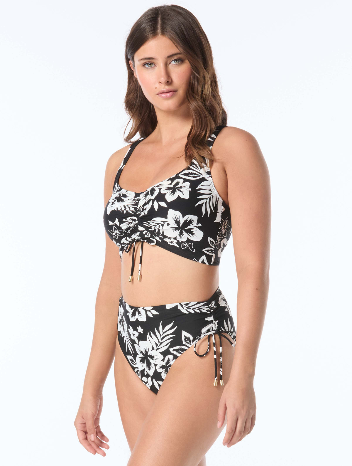Coco Reef Aloha Monotone Bikini Set & Cover Up Dress Bundle -