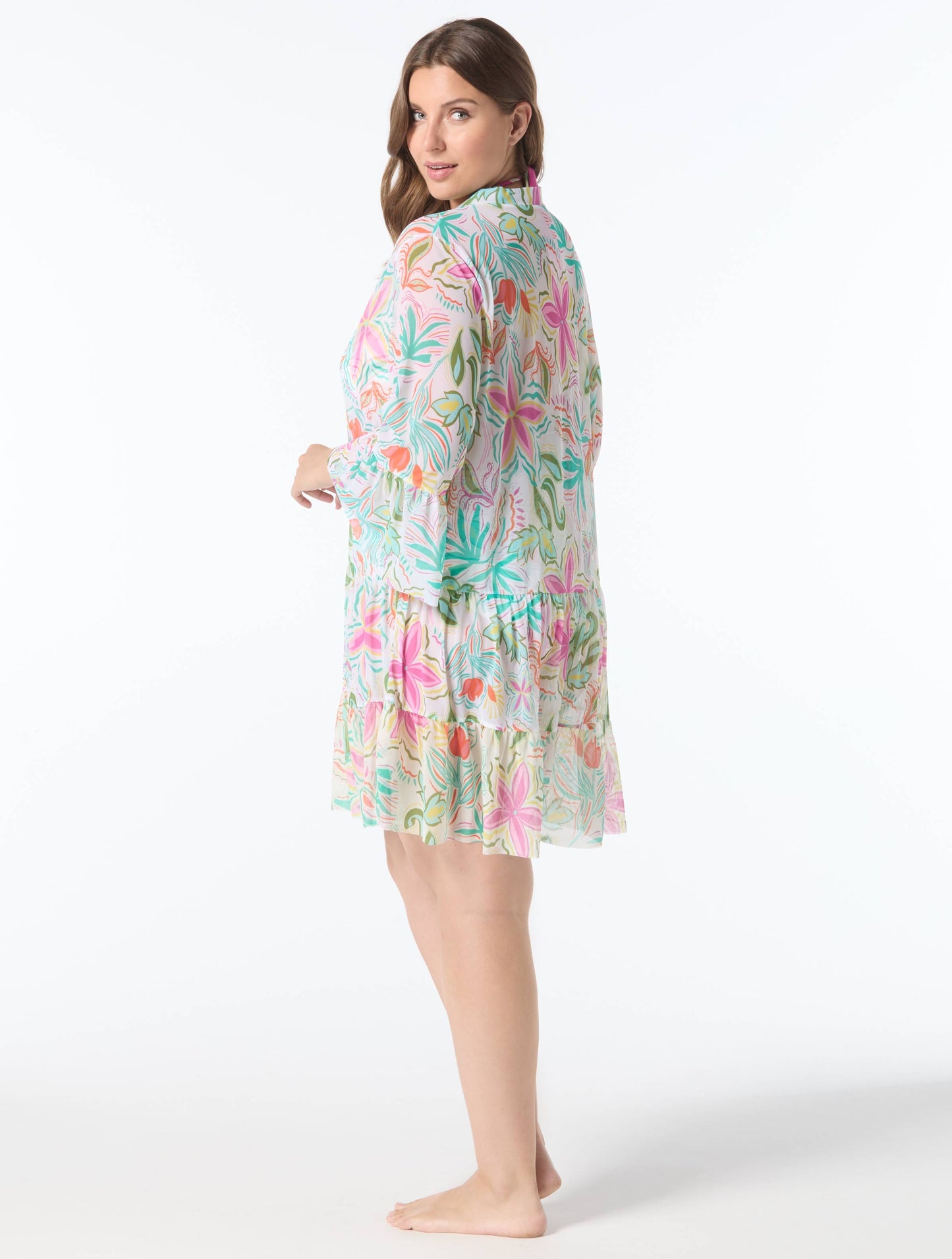 Coco Reef Enchant Cover Up Dress - Solstice Bloom - 110 Ivory