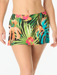 Coco Reef Paragon Swim Skirt - Island Grove - 004 Black Multi