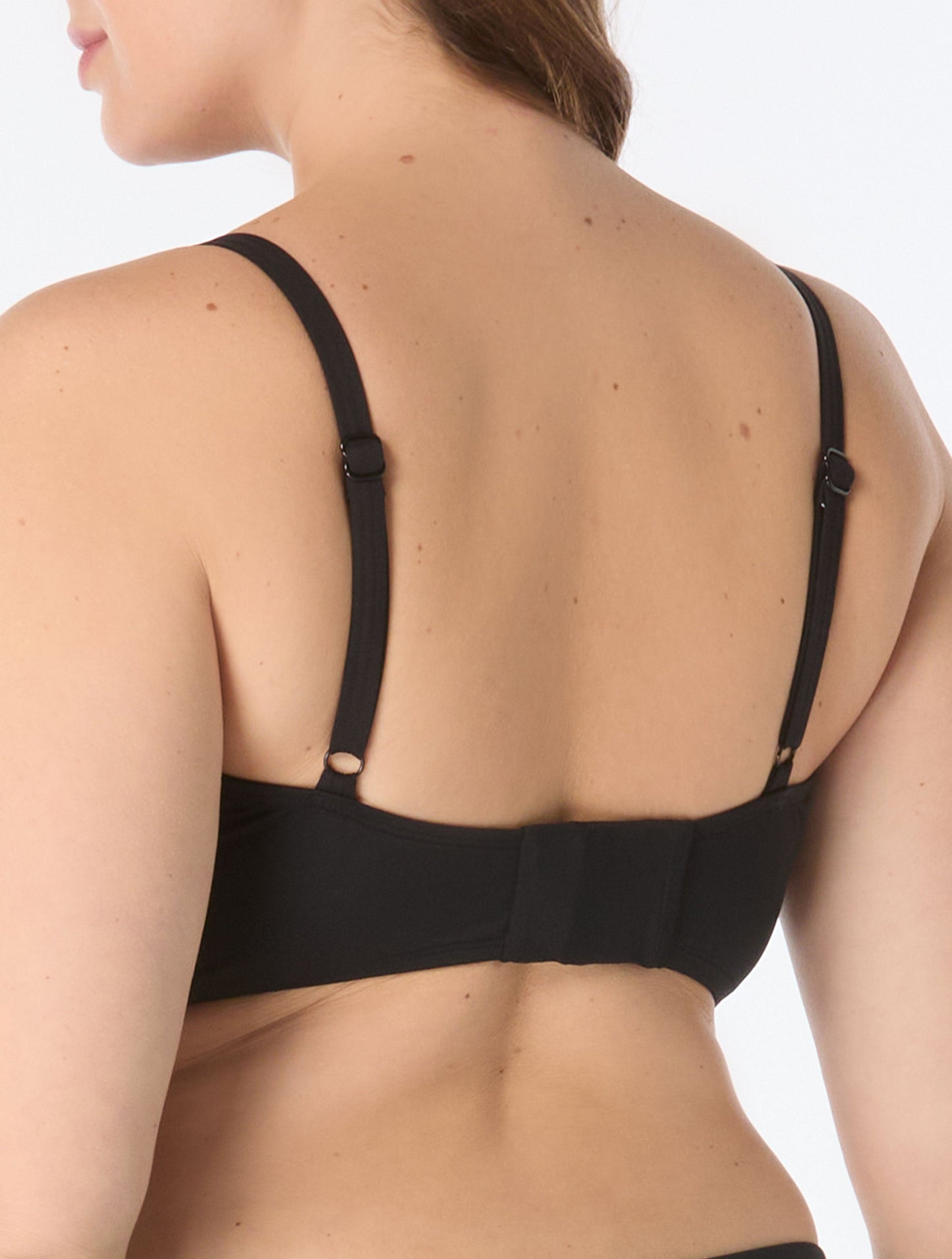 Coco Reef Curve Underwire Bra Sized Wrap Bikini Top - Classic Solids - 006 Cast Black