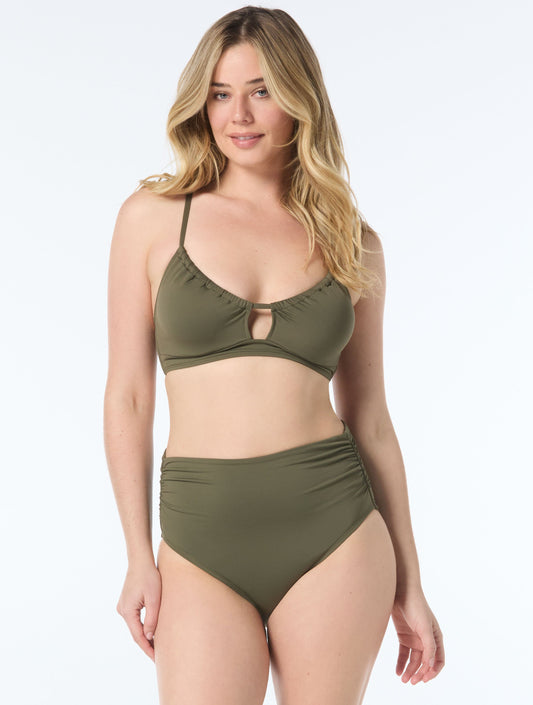Coco Reef Palm Bikini Top, Bikini Bottom & High Waisted Skort Bundle -