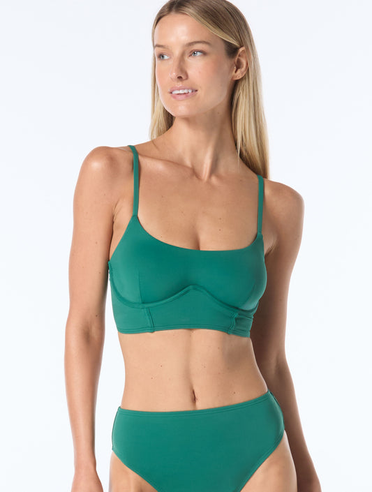 Vince Camuto Corset Bikini Top - Solids