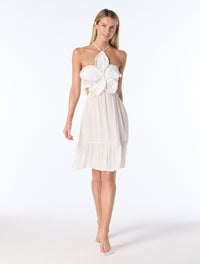 Vince Camuto Cutout Cover Up Dress - Floral Crochet