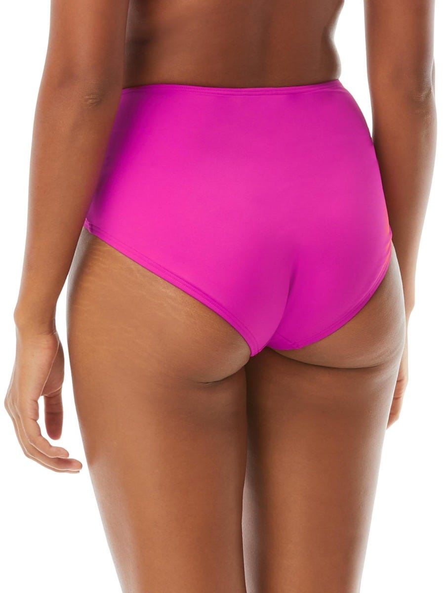 Kate Spade High Waist Bikini Bottom - Rosette Solids
