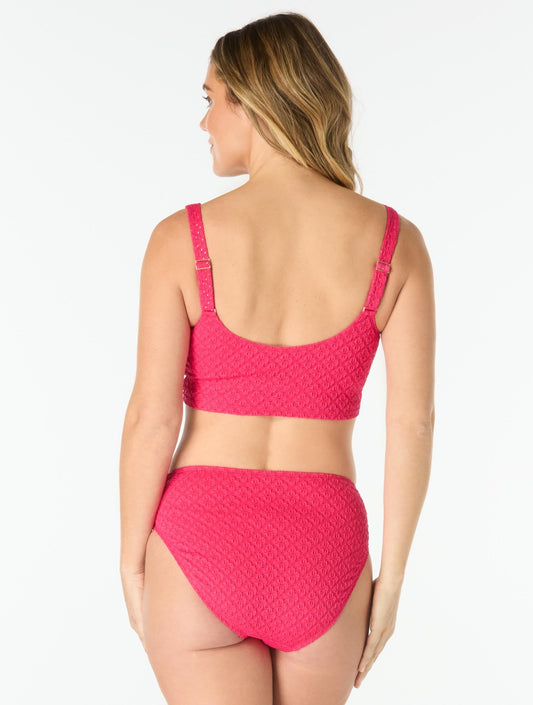 Coco Reef Elevate Bra Sized Shirred Underwire Bikini Top - Summer Trellis - Beach2Ocean