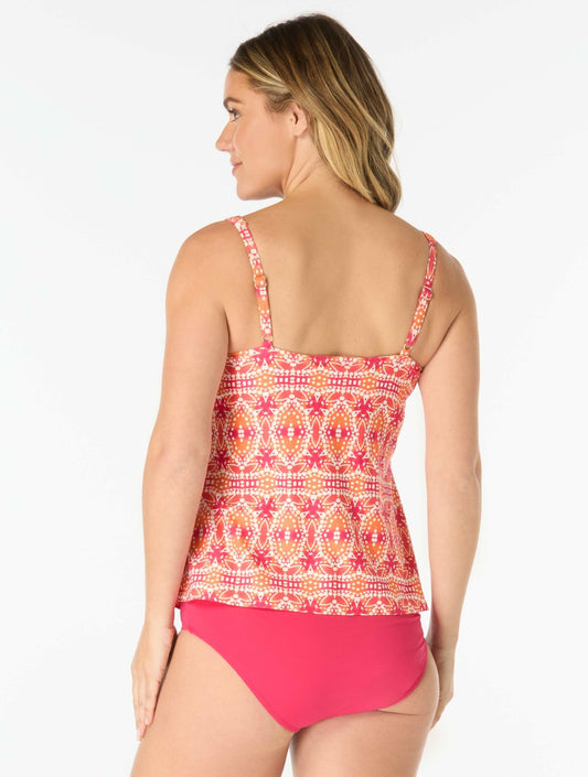 Coco Reef Ultra Fit Bra Sized Underwire Tankini Top - Sunset Batik - Beach2Ocean