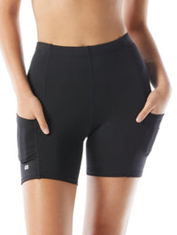 Beach House Sport Indy Swim Short - Beach Solids - 001 BLACK