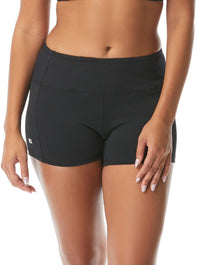 Beach House Sport Chandra Swim Short - Beach Solids - 001 BLACK