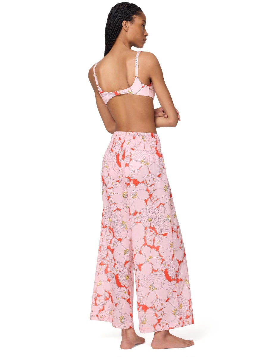 Kate Spade New York Cover Up Pant - Coastal Garden - 814 GOJI BERRY