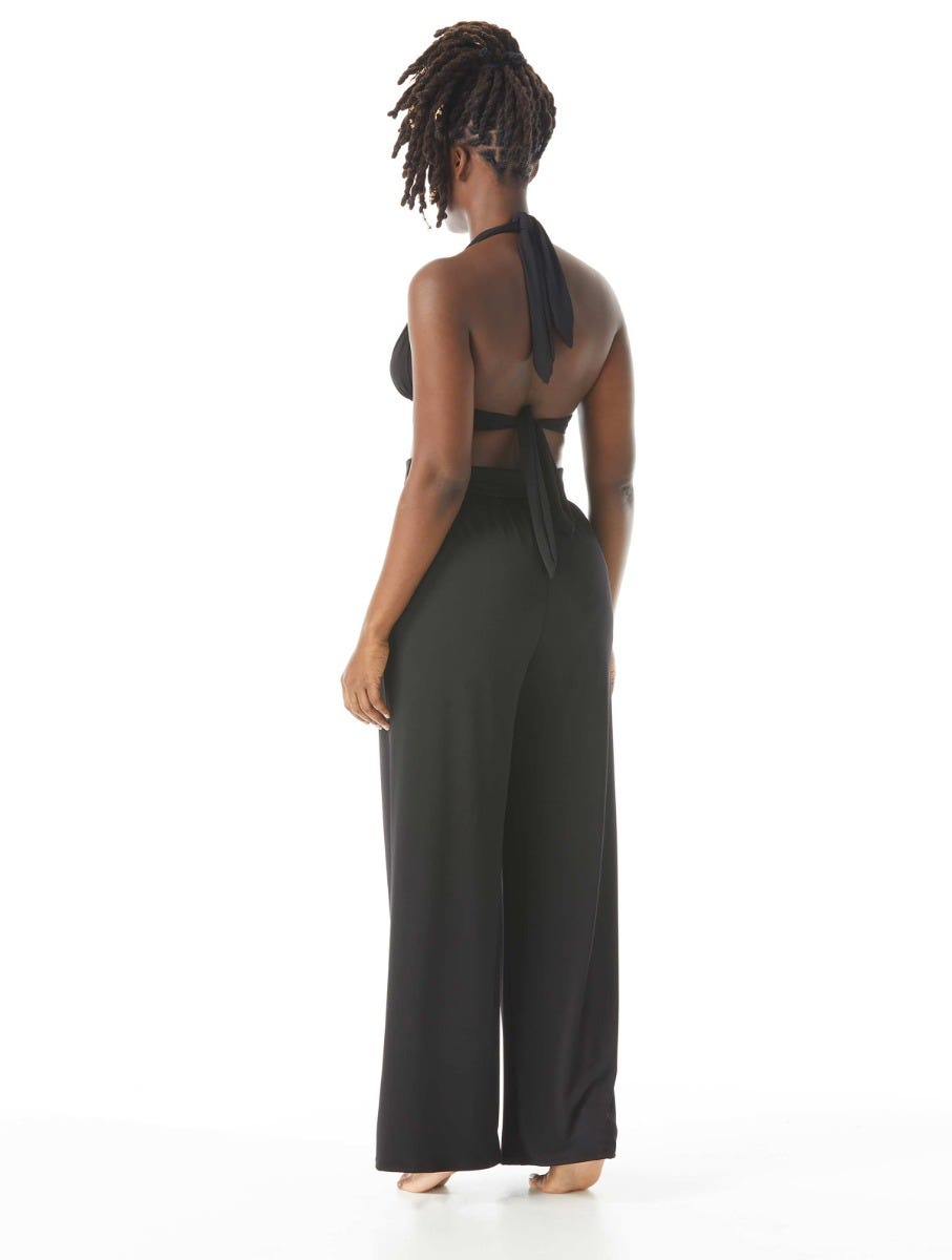 Coco Contours Reflect High Waist Cover Up Pants - Heritage - 001 BLACK