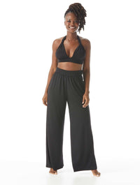 Coco Contours Reflect High Waist Cover Up Pants - Heritage - 001 BLACK