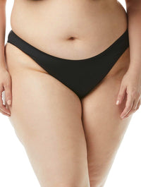 Coco Reef Vixen High Leg Cheeky Bikini Bottom - Flaunt Collection - 001 BLACK
