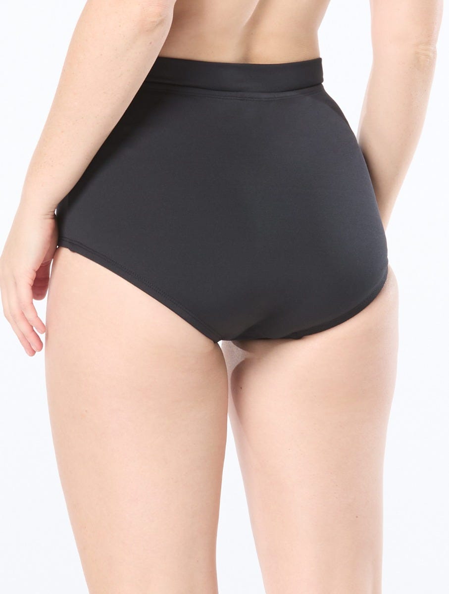 Coco Reef Empower High Waist Bikini Bottom - Classic Solids - 001 Black